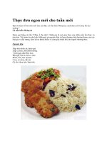 Thực đơn ngon mới cho tuần mới potx