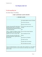 Văn phạm trong tiếng Anh