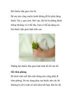 Bài thuốc dân gian cho bé ppt