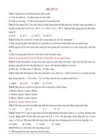 ĐỀ ÔN TỐT NGHIỆP VẬT LÝ SỐ 11 pot