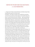 NHỮNG YẾU TỐ GIÚP CHO CUỘC ĐẢO CHÁNH 1.11.1963 doc