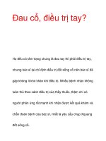 Đau cổ, điều trị tay? pps