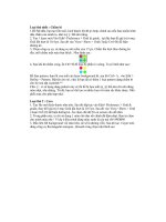 Quá trình hướng dẫn và phương pháp cắt viền một bức ảnh theo màu nền p6 pptx