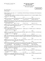 ĐỀ THI TRẮC NGHIỆM MÔN HOÁ HỌC pps