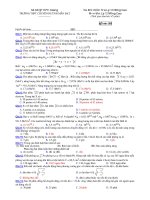 Trường THPT chuyên Huỳnh Mẫn Đạt - Đề thi vậy lý 12 nâng cao (đề số 585) pps