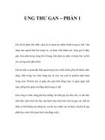 UNG THƯ GAN – PHẦN 1 ppsx