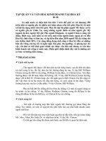 TẬP QUÁN VÀ VĂN HOÁ KINH DOANH TẠI HOA KỲ doc