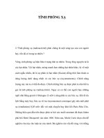 TÍNH PHÓNG XẠ pptx