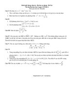 Đề thi thử đại học lần 6 môn toán khối phổ thông chuyên - đại học sư phạm Hà Nội docx