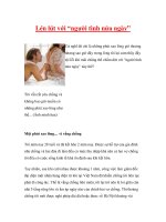 Lén lút với “người tình nửa ngày” doc