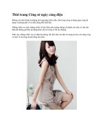 Thời trang Công sở ngày càng điệu ppsx