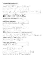 Bài giảng ứng dụng hàm số trong luyện thi ĐH - phần 4 ppt