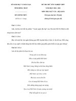 Thi thử tốt nghiệp Ngữ văn 12 - Đồng Tháp pot