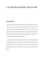 CÁC PHƯƠNG PHÁP ĐIỀU TRỊ UNG THƯ pps