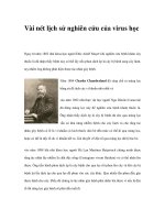 Vài nét lịch sử nghiên cứu của virus học ppsx
