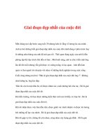 Lắng nghe điều bình thường - Giai đoạn đẹp nhất của cuộc đời docx