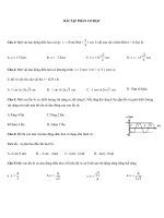BÀI TẬP PHẦN CƠ HỌC doc