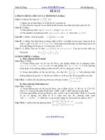 Đề thi thử Đại học năm 2011 của Trần Sỹ Tùng ( Có đáp án) - Đề số 11 pptx