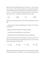 Đề thi thử đại học môn vật lý khối A của Bộ GD&ĐT năm 2011 - Đề số 15 docx