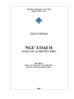 Giáo trình - Ngư loại II (Giáp xác &Nhuyễn thể)-p1-chuong 1 pps
