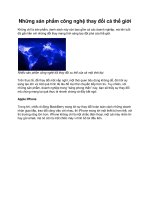 Những sản phẩm công nghệ thay đổi cả thế giới potx