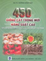 450 Giống cây trồng mới năng suất cao tập 2 part 1 docx
