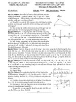 Đề thi tuyển sinh THPT môn vật lý trường Lê Quý Đôn 2006 pdf