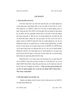 Nâng cao hiệu quả hoạt động cho vay đối với doanh nghiệp vừa và nhỏ tại chi nhánh ngân hàng công thương Hoàn Kiếm. Thực trạng và giải pháp