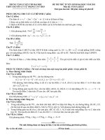 ĐỀ TRHI TUYỂN SINH ĐẠI HỌC MÔN TOÁN KHỐI D NĂM 2011 TRƯỜNG THPT LÝ TỰ TRỌNG ppsx