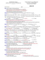 Trường THPT chuyên Huỳnh Mẫn Đạt - đề thi vật lý 12 nâng cao (đề số 198) pps