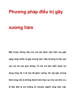 Phương pháp điều trị gãy xương hàm docx