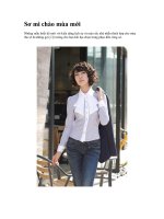 Sơ mi chào mùa mới ppsx