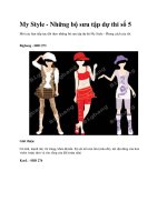 My Style - Những bộ sưu tập dự thi số 5 pdf
