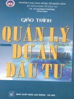 Giáo trình - Nguyên lý dự án đầu tư - chương 1 ppt