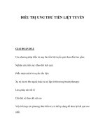 ĐIỀU TRỊ UNG THƯ TIỀN LIỆT TUYẾN pps