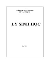Lý sinh học phần 2 ppsx