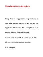 Chữa bệnh bằng các loại trà ppsx