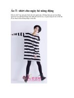 Áo T- shirt cho ngày hè năng động ppsx