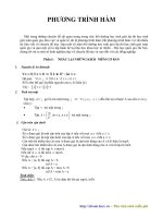 Tài liệu tổng hợp về phương trình hàm pdf