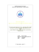 Xây dựng quy phạm sản xuất Gmp cho công nghệ sản xuất vaccine cúm a h5n1 trên trứng gà có phôi và quy phạm vệ sinh ssop cho viện vaccine nha trang (ivac)