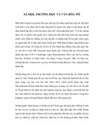 XÃ HỘI, TRƯỜNG HỌC VÀ VĂN HÓA MỸ pot