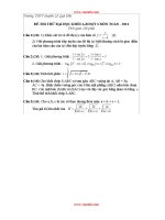ĐỀ THI THỬ CAO ĐẲNG - ĐAI HỌC 2011 :TRƯỜNG THPT CHUYÊN LÊ QUÝ ĐÔN MÔN TOÁN KHỐI A,B ppsx