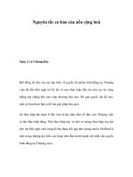 Nguyên tắc cơ bản của nền cộng hoà pps