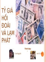 Tỉ giá hối đoái và lạm phát docx
