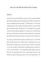 CHẢY MÁU TIÊU HÓA DO LOÉT DẠ DÀY-TÁ TRÀNG potx