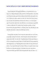 BANG TEXAS VÀ CUỘC CHIẾN TRANH VỚI MEXICO pdf