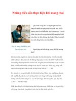 Những điều cần thực hiện khi mang thai ppsx