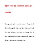 Bệnh ở da do nhiễm ấu trùng di chuyển ppt