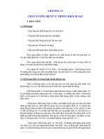 Giáo trình - Khách sạn và nhà hàng - chương 6 docx