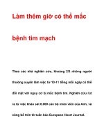 Làm thêm giờ có thể mắc bệnh tim mạch docx